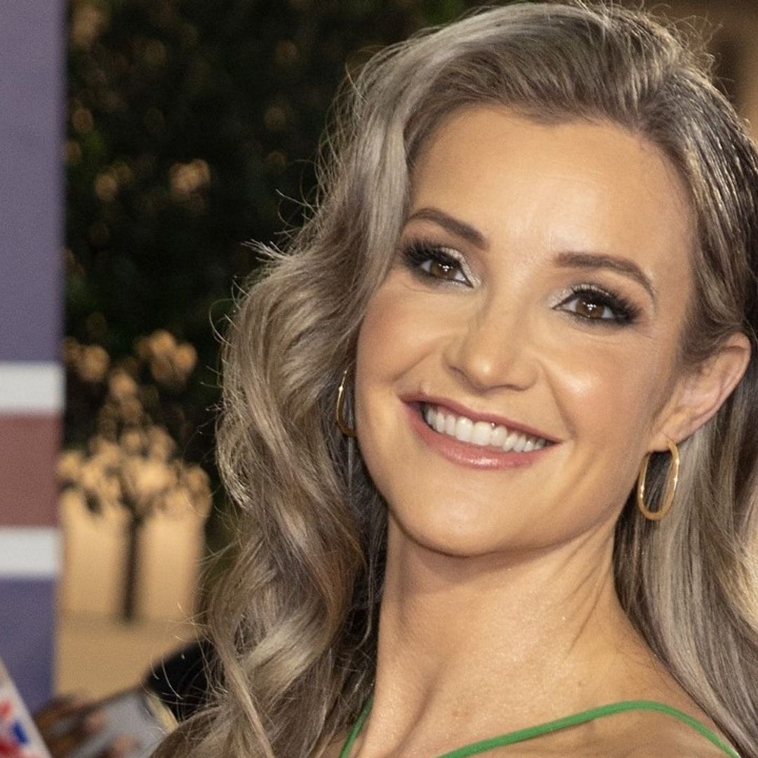 Helen Skelton poses in slinky figure-hugging dress in new video