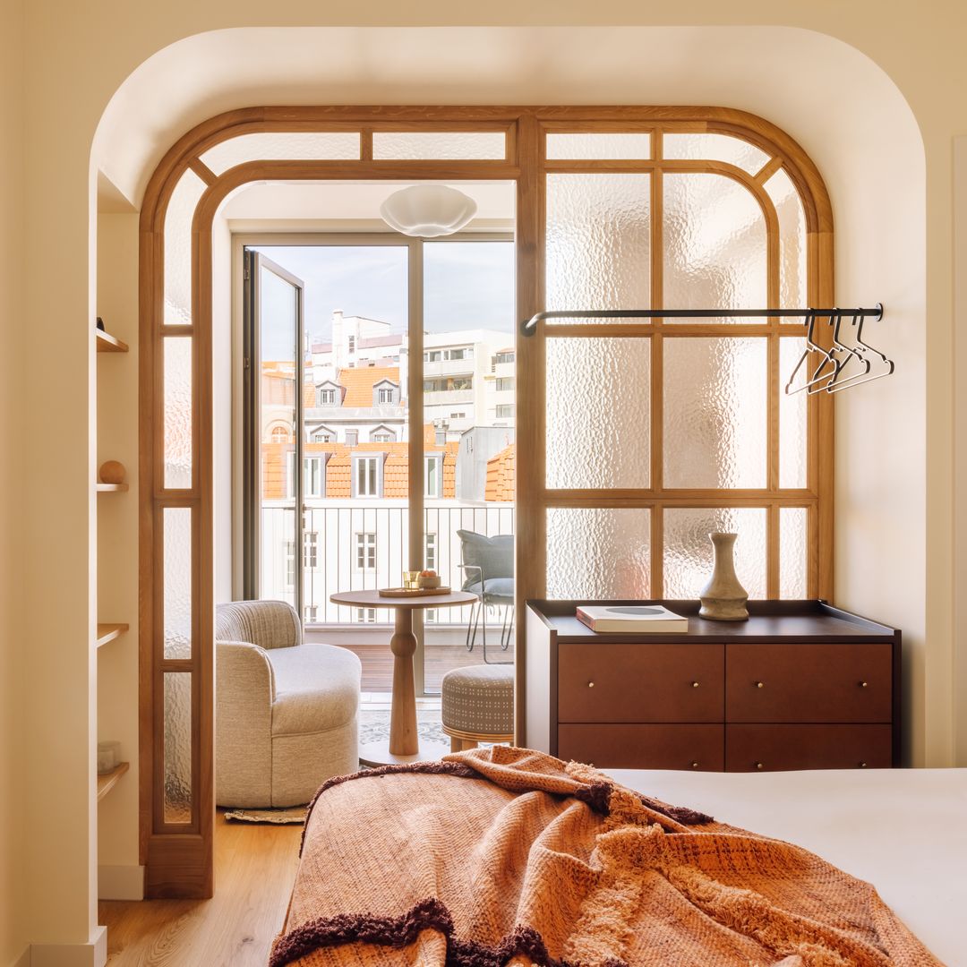 interior shot of bedroom at Locke accommodation Lisbon